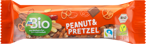 Nussriegel Peanut & Pretzel dmBio