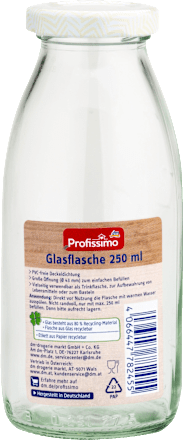 Staklena boca 250 ml, više vrsta Profissimo