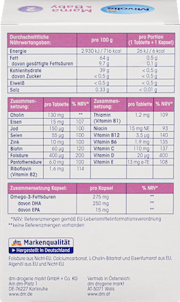 Tabletten Mama & Baby 2 Mivolis