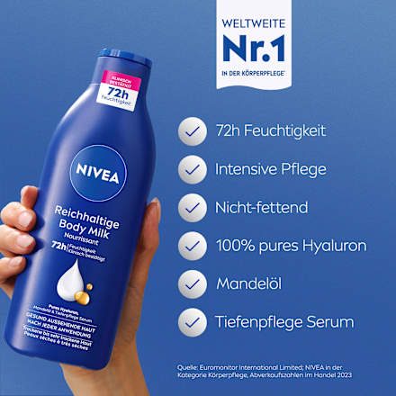 Körpermilch trockene Haut  NIVEA