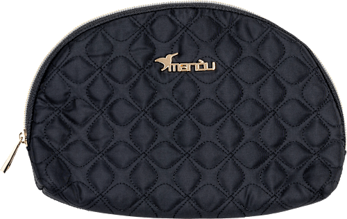 Kosmetiktasche schwarz gesteppt manòu