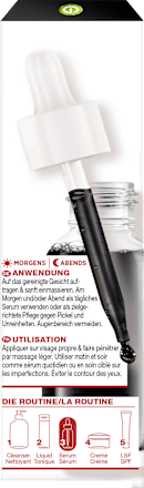 Serum Anti-Unreinheiten AHA + BHA Kohle Garnier Skin Active