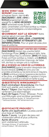 Serum Anti-Unreinheiten AHA + BHA Kohle Garnier Skin Active