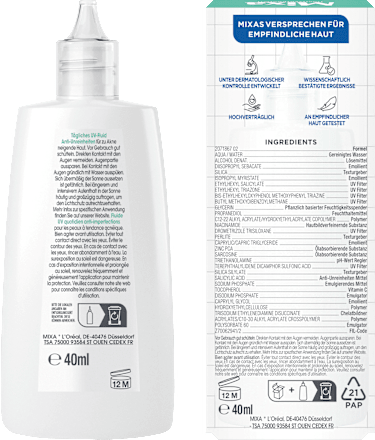 Gesichtsfluid Anti-Unreinheiten LSF 50+ Mixa