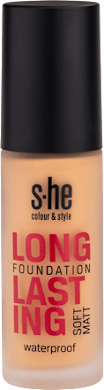 LONG LASTING SOFT MATT tečni puder - 190/004 Golden Tan s-he colour&style