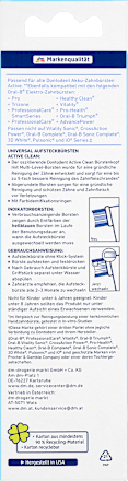 Aufsteckbürsten Universal Active Clean Dontodent