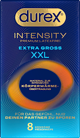 Kondome Intensity XXL, Breite 61mm Durex