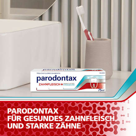 Zahnpasta Zahnfleisch + Sensitivität & frischer Atem  Parodontax