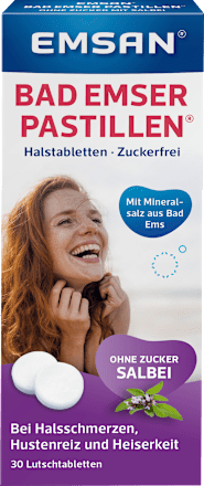 Bad Emser Pastillen Halstabletten mit Salbei Emsan