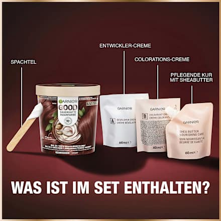 Haarfarbe 6.52 Mahagoni Rotbraun GARNIER GOOD