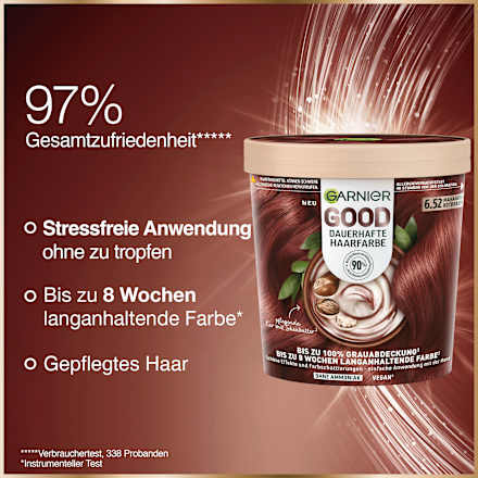 Haarfarbe 6.52 Mahagoni Rotbraun GARNIER GOOD