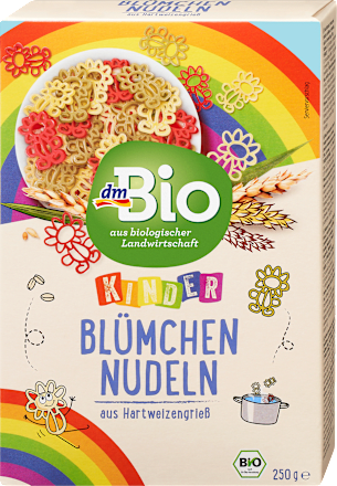 Nudeln Blümchen für Kinder dmBio