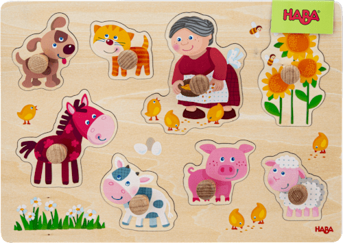 Greifpuzzle Oma Lenis Tiere HABA