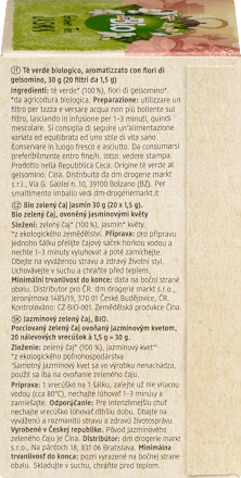 Tè verde bio al gelsomino  dmBio