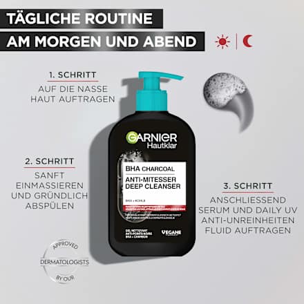 Waschgel Hautklar Carbon Cleanser GARNIER