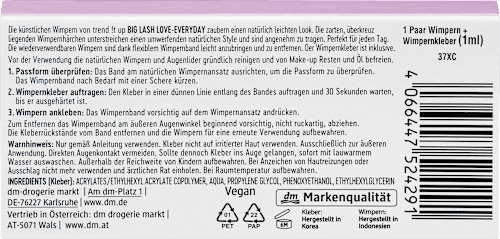 Künstliche Wimpern Big Lash Love Everyday trend !t up