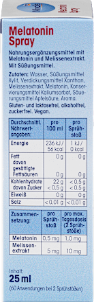 Sprej sa melatoninom sa ukusom matičnjaka, sa zaslađivačem Mivolis