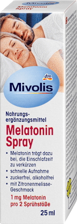 Sprej sa melatoninom sa ukusom matičnjaka, sa zaslađivačem Mivolis