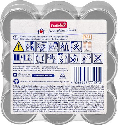 Lumânări parfumate cu vanilie Profissimo