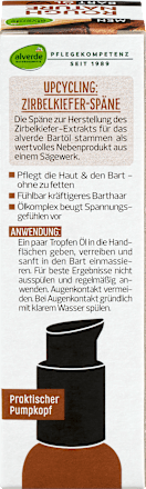 Olio per la cura della barba Rough Nature alverde MEN