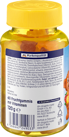 Multivitamin Bärchen für Kinder Mivolis
