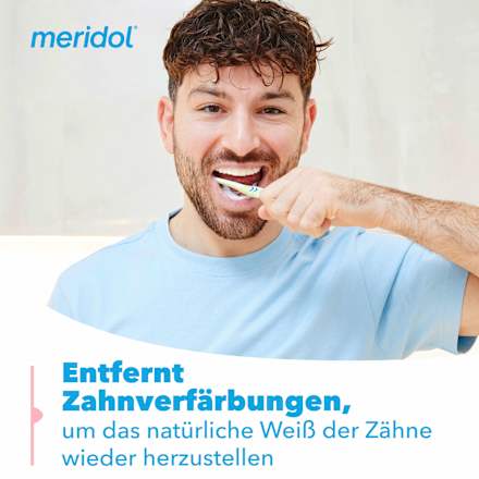Zahnpasta Zahnfleischschutz sanftes Weiss meridol
