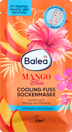 MANGO Bliss maska za stopala u obliku čarape Balea