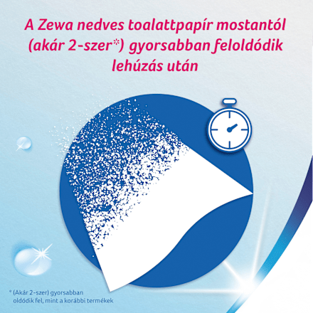 Nedves Toalettpapír Almond Milk ZEWA