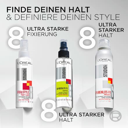 Haargel Spurenlos FX Liquid-Gel Ultrastark L'ORÉAL PARiS STUDIO LINE