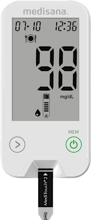 Blutzuckermessgerät MediTouch2 Starterkit medisana