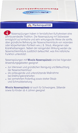 Nasenspülsalz Mivolis