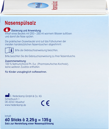 Nasenspülsalz Mivolis
