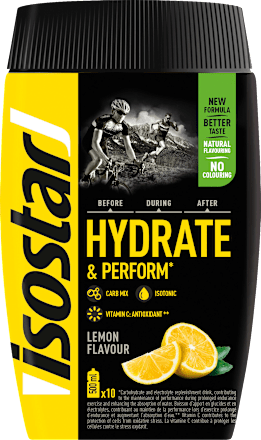 Isotonisches Getränkepulver Hydrate & Perform Zitrone isostar