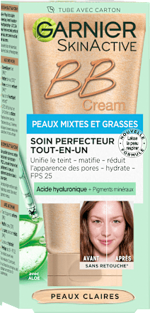 BB Creme Misch- und ölige Haut Hell Garnier Skin Active