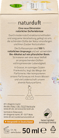 Apă de parfum Moment of Happiness alverde NATURKOSMETIK