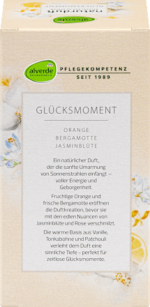 Eau de Parfum Naturduft Glücksmoment alverde NATURKOSMETIK