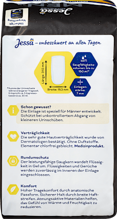 men Schutzeinlagen Level 2 Mittel Jessa DISKRET