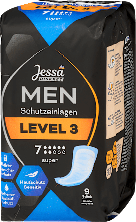 men Schutzeinlagen Level 3 Super Jessa DISKRET