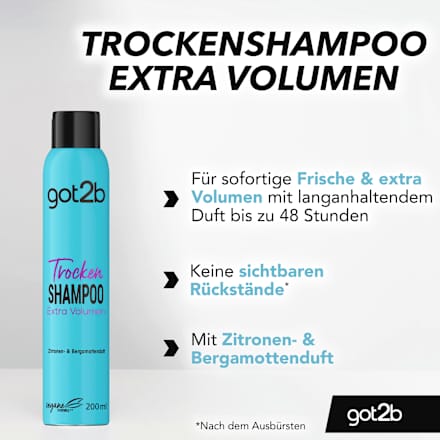 Trockenshampoo Extra Volumen got2b