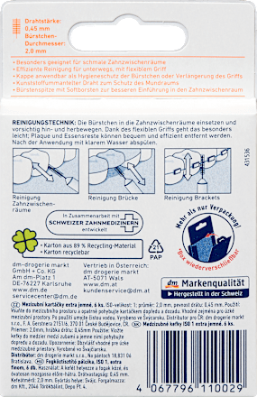 mezizubní kartáček extra jemný vel. 1 Dontodent