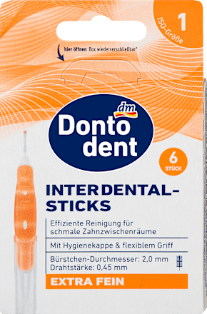 mezizubní kartáček extra jemný vel. 1 Dontodent