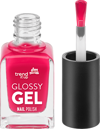Körömlakk, Glossy Gel - Nr. 210 Raspberry Red trend !t up