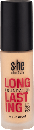 make-up Long Lasting Soft Matt Foundation 190/003 s-he colour&style