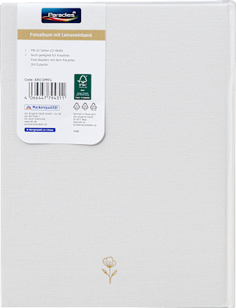 Leinenalbum Off White Paradies