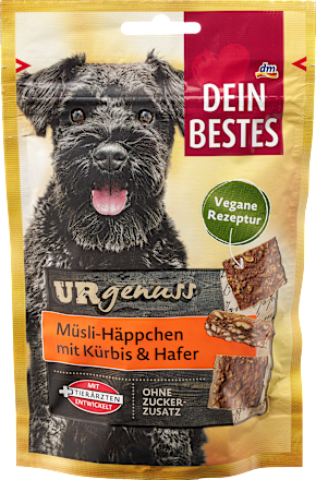 Hundeleckerli Müsli-Häppchen mit Kürbis & Hafer Dein Bestes