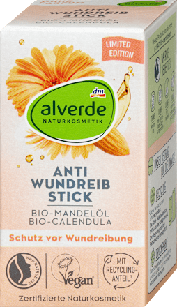 Anti-Wundreibstick Bio-Mandelöl Bio-Calendula alverde NATURKOSMETIK