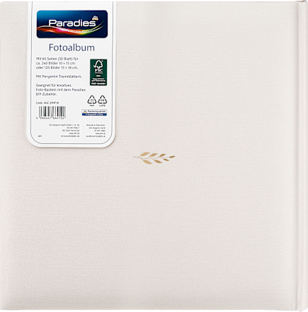 Fotoalbum mit Leineneinband Jumbo Lieblingsmomente Paradies