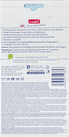 Krpa za čišćenje kupaonice, više vrsta Profissimo