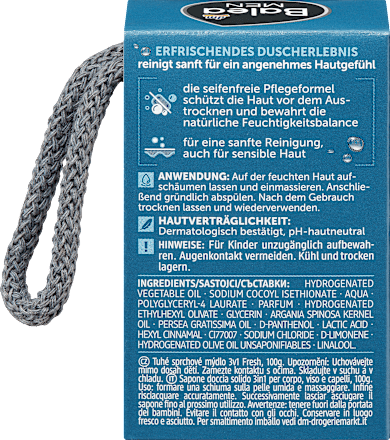 tuhé mýdlo Fresh 3 v 1 Balea MEN