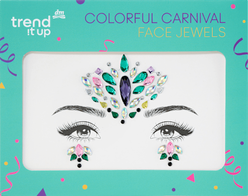 Kamenčki za obraz Colorful Carnival 020 trend !t up